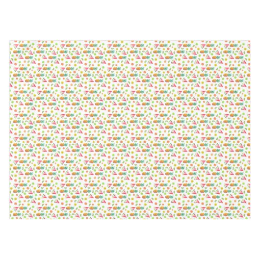 Waterverf van het fruitpatroon tafelkleed (Voorkant (Horizontaal))