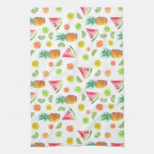 Waterverf van het fruitpatroon theedoek (Verticaal)