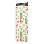 Waterverf van het fruitpatroon thermosbeker (Gedraaid links)