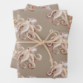 Waterverf van het Kraft Paper Octopus Coral Shell (In situ)