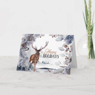 Waterverf van het landschap van het staafwoud van  kaart