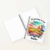 Waterverf van het landschap van Nebraska Notitieboek (Binnen)