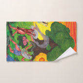 Waterverf van het leven dans Joy Love Art Bad Handdoek (Handdoek)