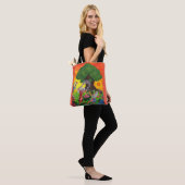 Waterverf van het leven dans Joy Love Art Tote Bag (Op model)