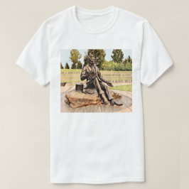 Waterverf van het Lincoln Memorial in Louisville T-shirt