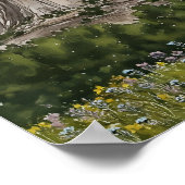 Waterverf van het Nationaal Monument van de Duivel Poster (Hoek)