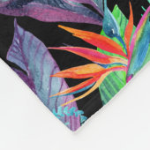 Waterverf van het paradijs fleece deken (Hoek)