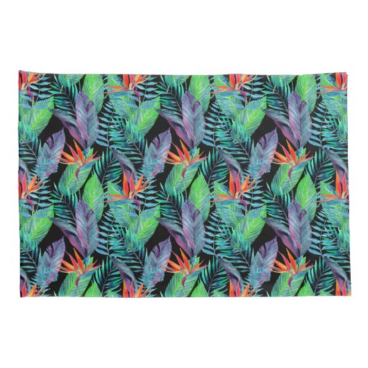 Waterverf van het paradijs kussensloop (Achterkant-Rechts)