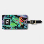 Waterverf van het paradijs | Monogram Bagagelabel (Voorkant horizontaal)