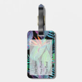 Waterverf van het paradijs | Monogram Bagagelabel (Achterkant verticaal)