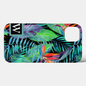 Waterverf van het paradijs | Voeg je Initiaal toe Case-Mate iPhone Case (Achterkant (horizontaal))