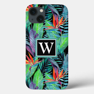 Waterverf van het paradijs Voeg je Initiaal toe Case-Mate iPhone Case