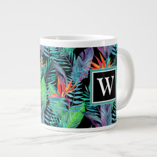 Waterverf van het paradijs   Voeg je Initiaal toe Grote Koffiekop