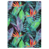 Waterverf van het paradijs | Voeg je Initiaal toe Klembord (Achterkant)