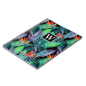 Waterverf van het paradijs | Voeg je Initiaal toe Notitieboek (Linkerzijde)