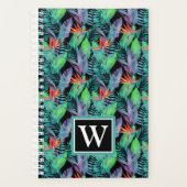 Waterverf van het paradijs | Voeg je Initiaal toe Planner (Voorkant)