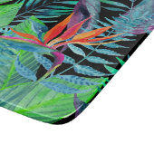 Waterverf van het paradijs | Voeg je Initiaal toe Snijplank (Hoek)