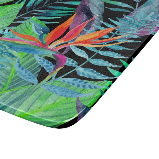 Waterverf van het paradijs | Voeg je Initiaal toe Snijplank (Hoek)