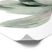 Waterverf van het Plant afzuigen Poster (Hoek)