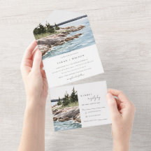 Waterverf van het Raketpijngebergte Seascape Weddi