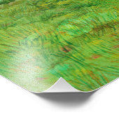 waterverf van het schilderen van de groene vallei foto afdruk (Hoek)