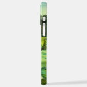 waterverf van het schilderen van de groene vallei iPhone hoesje (Linkerkant)