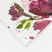 Waterverf van het schip Poppy Blanket Fleece Deken (Hoek)