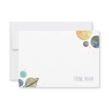 Waterverf van het zonnestelsel