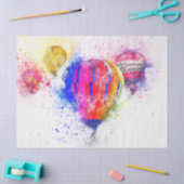 Waterverf van hot-Air-ballonnen Tissuepapier (Craft)