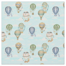 Waterverf van Hot Air-luchtballonnen