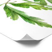 Waterverf van hout poster (Hoek)