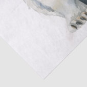 Waterverf van ijsbeer en welp tissuepapier (Detail)
