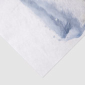 Waterverf van ijsbeer en welp tissuepapier (Detail)