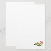 Waterverf van in het wild levende rozen briefpapier (Voorkant / Achterkant)