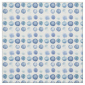 Waterverf van indigo Circles Fabric van Margaret J Stof (Swatch)