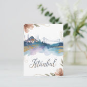 Waterverf van Istanboel Briefkaart (Staand voorkant)