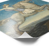 waterverf van John Bauer "Een Prins Gewonnen" Foto Afdruk (Hoek)