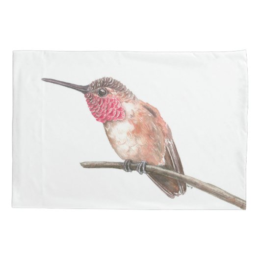 Waterverf van kalkoenen kussensloop (Achterkant)