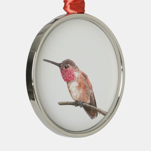 Waterverf van kalkoenen metalen ornament (Rechts)