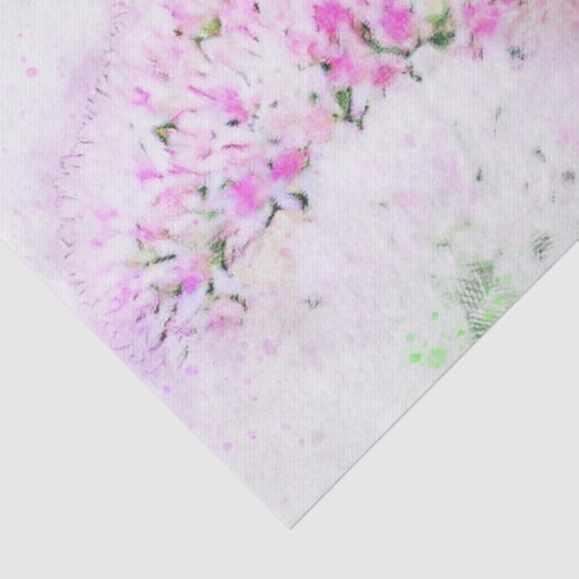 Waterverf van kalkoenen tissuepapier (Detail)