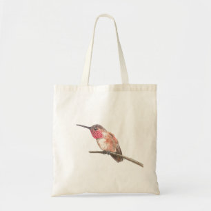Waterverf van kalkoenen tote bag