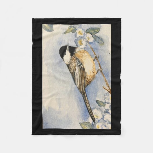 Waterverf van kippen Vleekflens Fleece Deken (Voorkant)