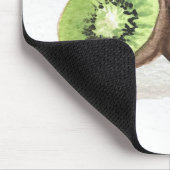 Waterverf van kiwi fruit muismat (Hoek)