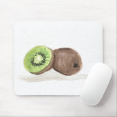 Waterverf van kiwi fruit muismat (Met muis)