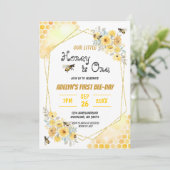 Waterverf van kleine honing kaart (Staand voorkant)