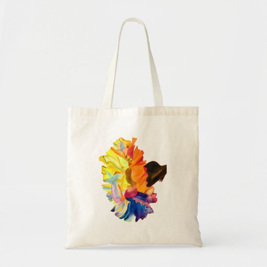 Waterverf van kleurrijke anjers tote bag (Voorkant)