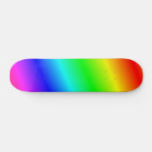 Waterverf van kleurrijke regenboog persoonlijk skateboard (Horizontaal)