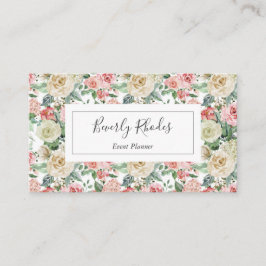 Waterverf van kmo's en Rozen Visitekaartje