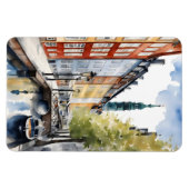 Waterverf van kopenhagen magneet (Horizontaal)