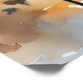 Waterverf van kopenhagen poster (Hoek)